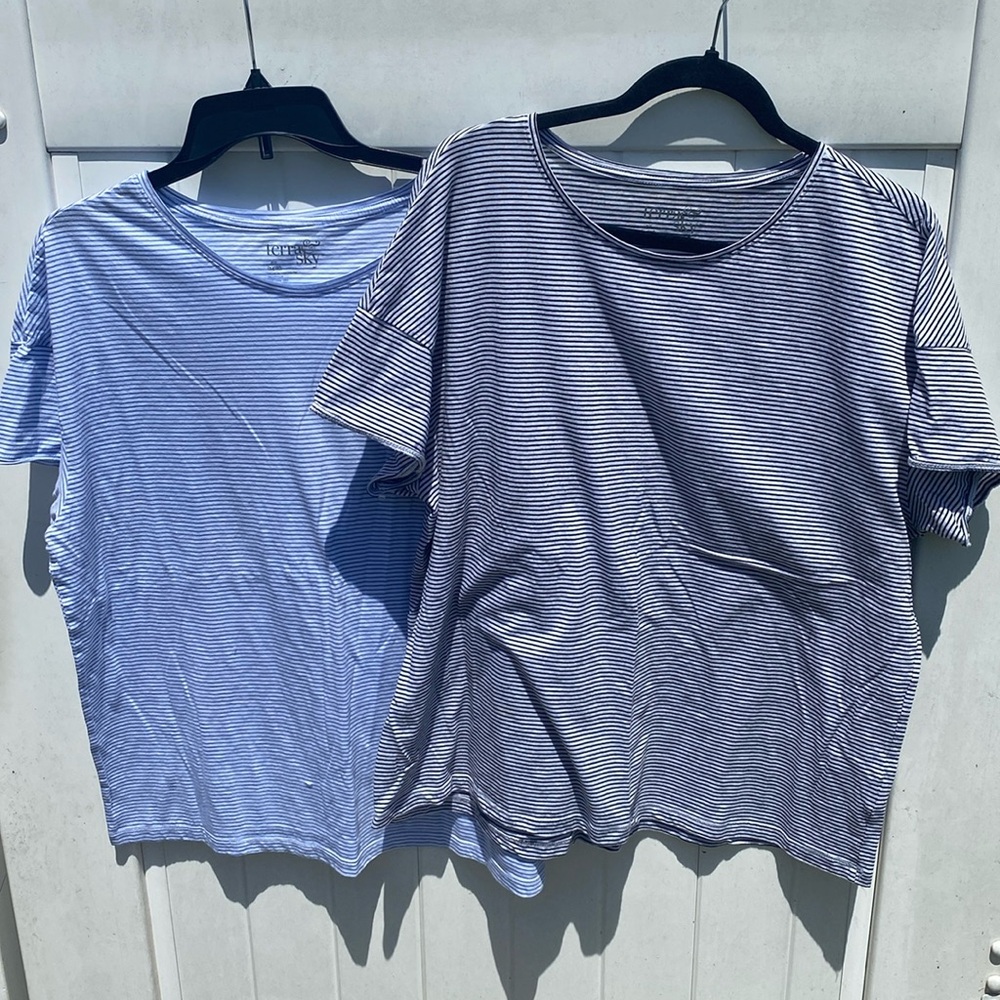 Blue & White/Black &White 2fer!
